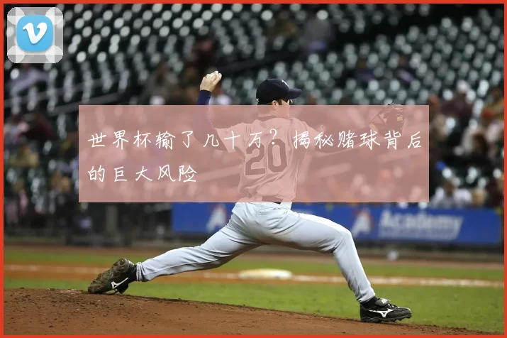 世界杯输了几十万？揭秘赌球背后的巨大风险