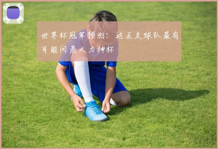 世界杯冠军预测:这五支球队最有可能问鼎大力神杯